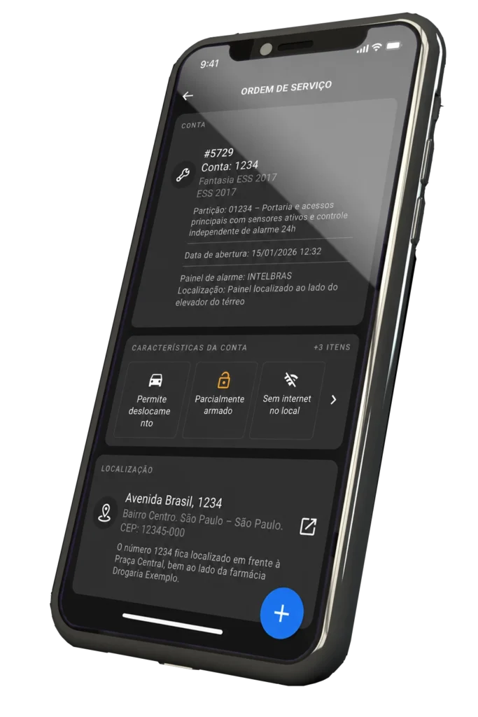 app OS Mobile Segware aplicativo para ordem de serviço